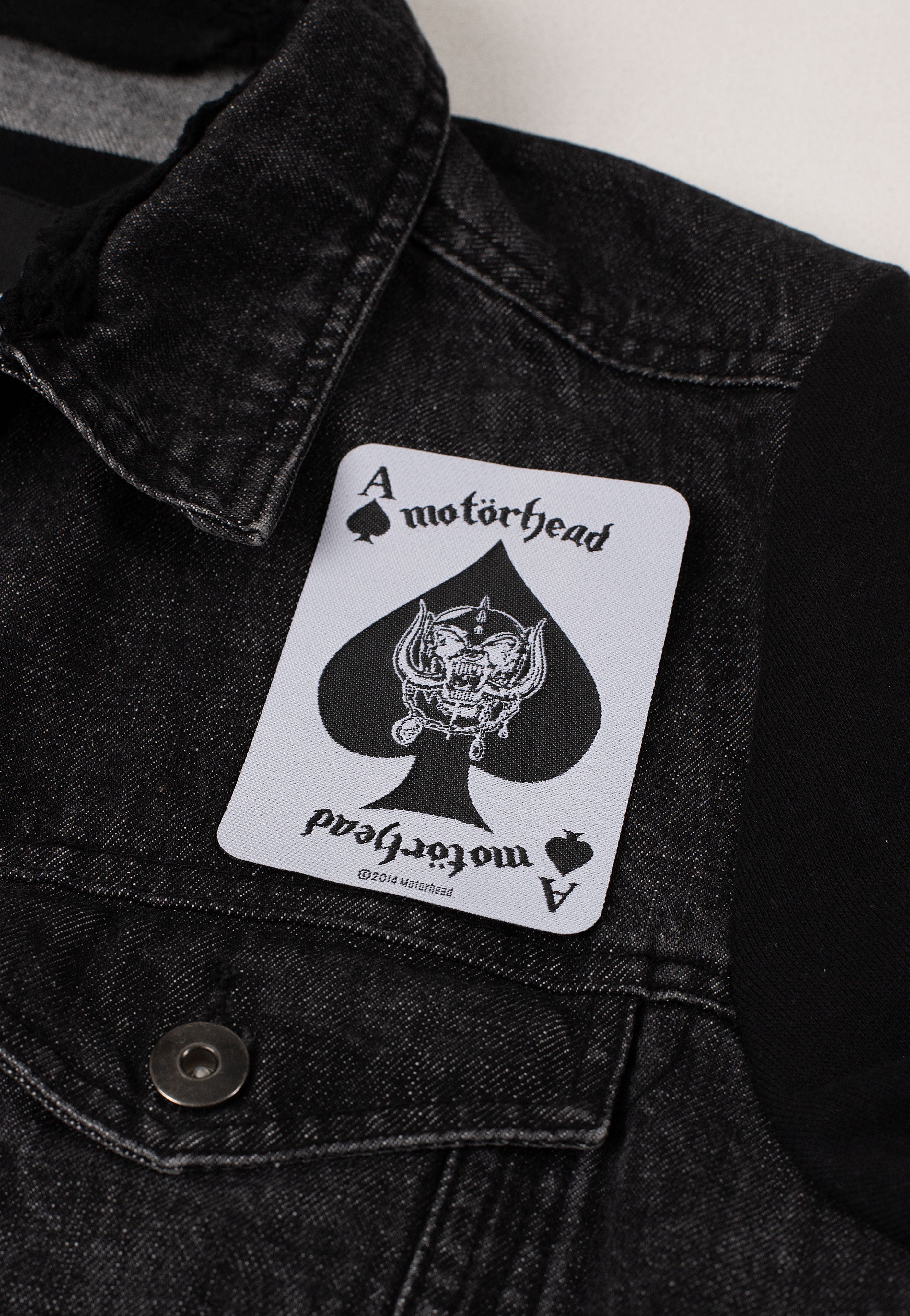 Motörhead Ace Of Spades Card toppa bianca onesize