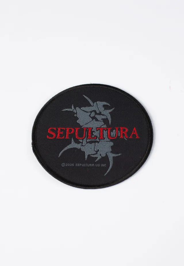 Sepultura Logo & Tribal Patch nero merchandising