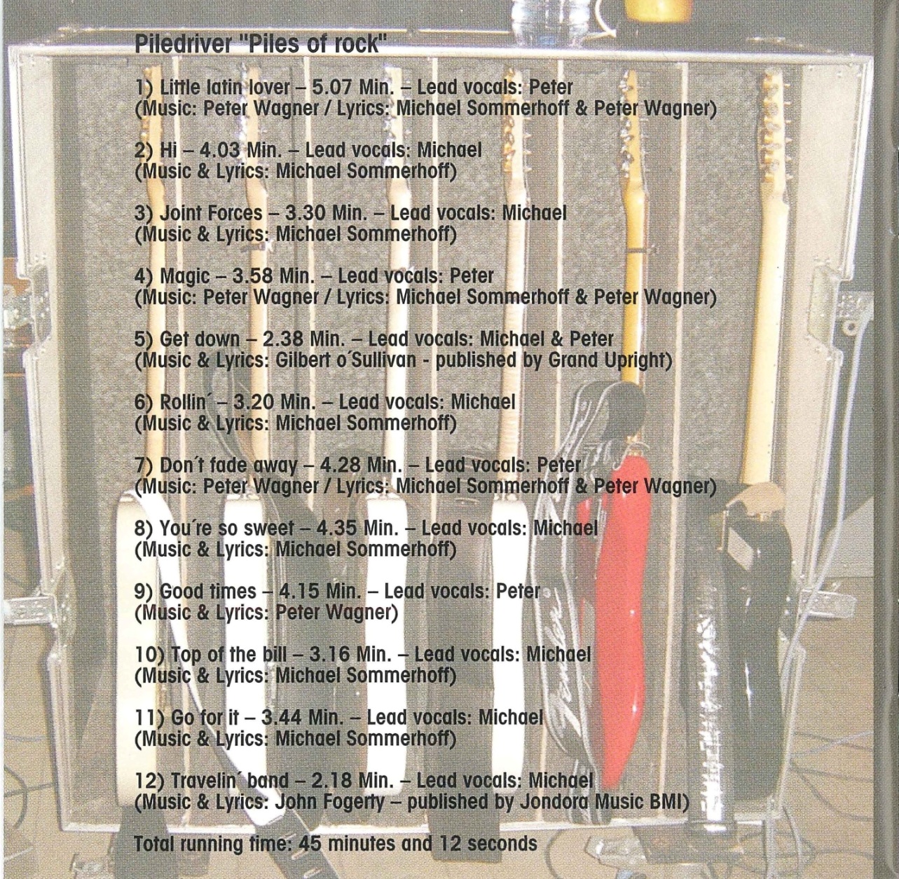 Piledriver Piles Of Rock CD 12 brani edizione 2004