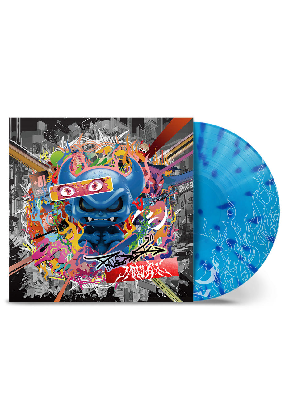 Paledusk Palehell Blue Demon Vinile LP Splatter Blu Limitato