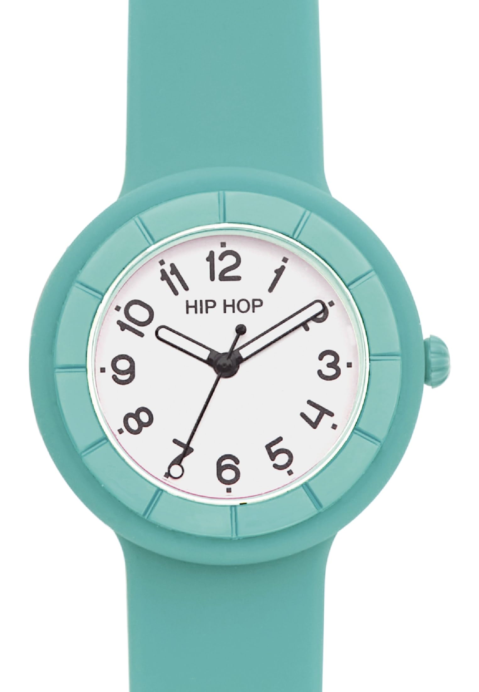 Hip Hop Hero.Dot Orologio Donna Bianco 34 mm Soft Touch