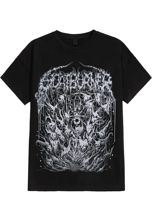 Goatburner Helvete T-Shirt Nera Metal Uomo