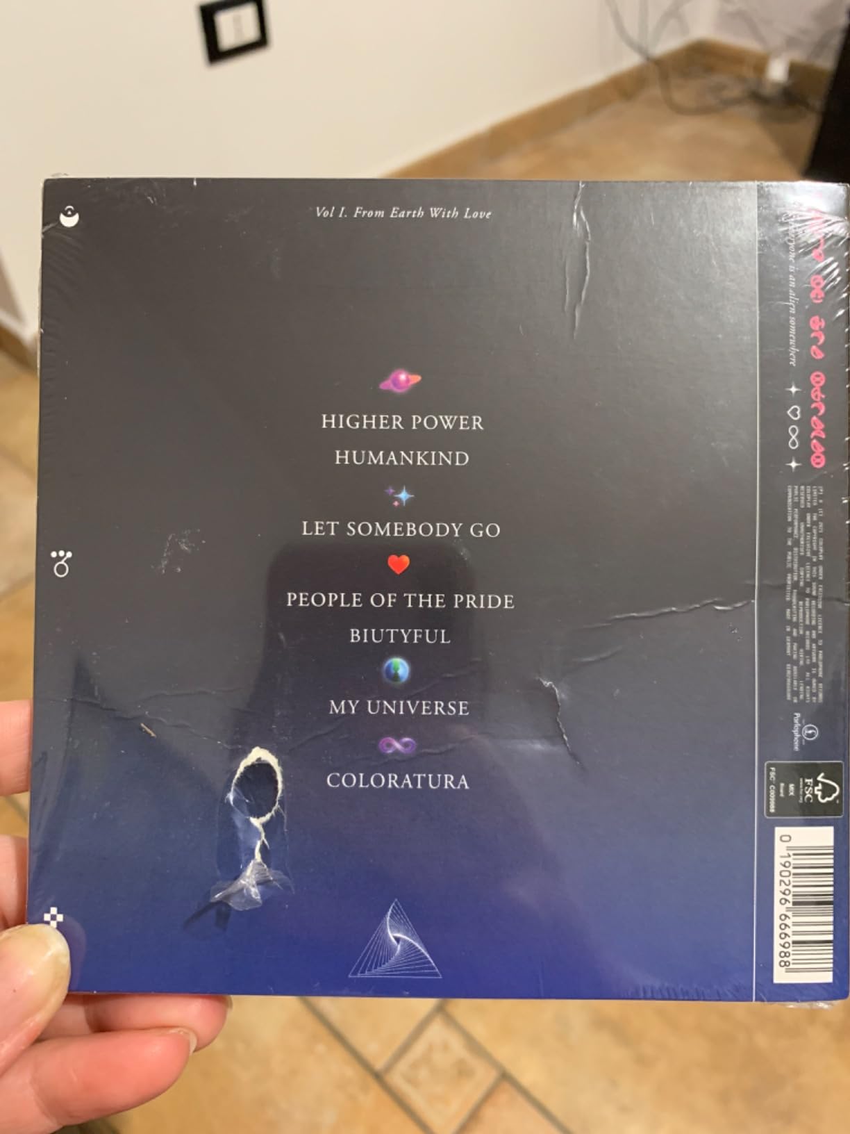 Coldplay Music of the Spheres CD album pop rock