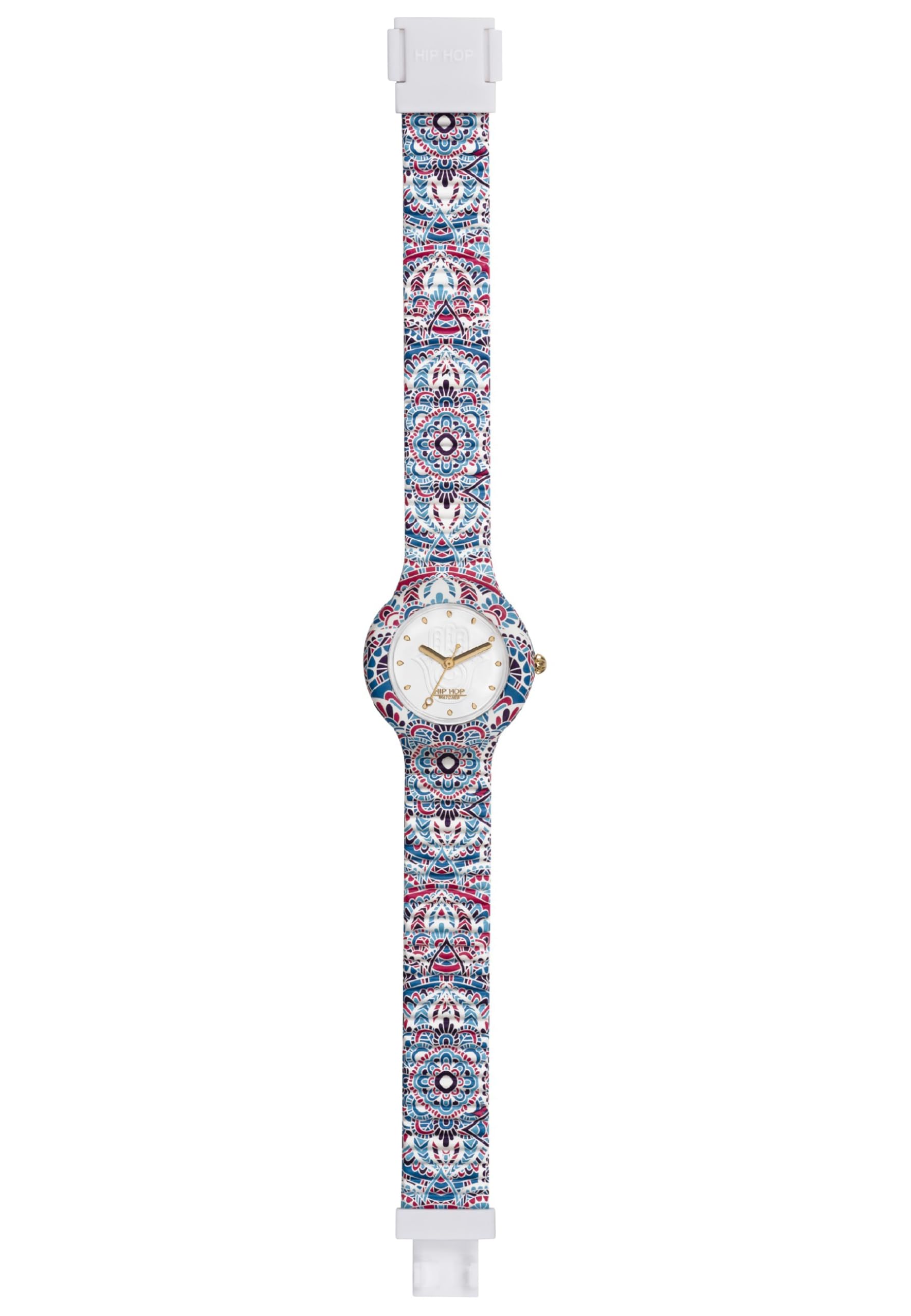 Hip Hop HERO 32 Mandala Orologio Donna Blu-Rosso HWU1040