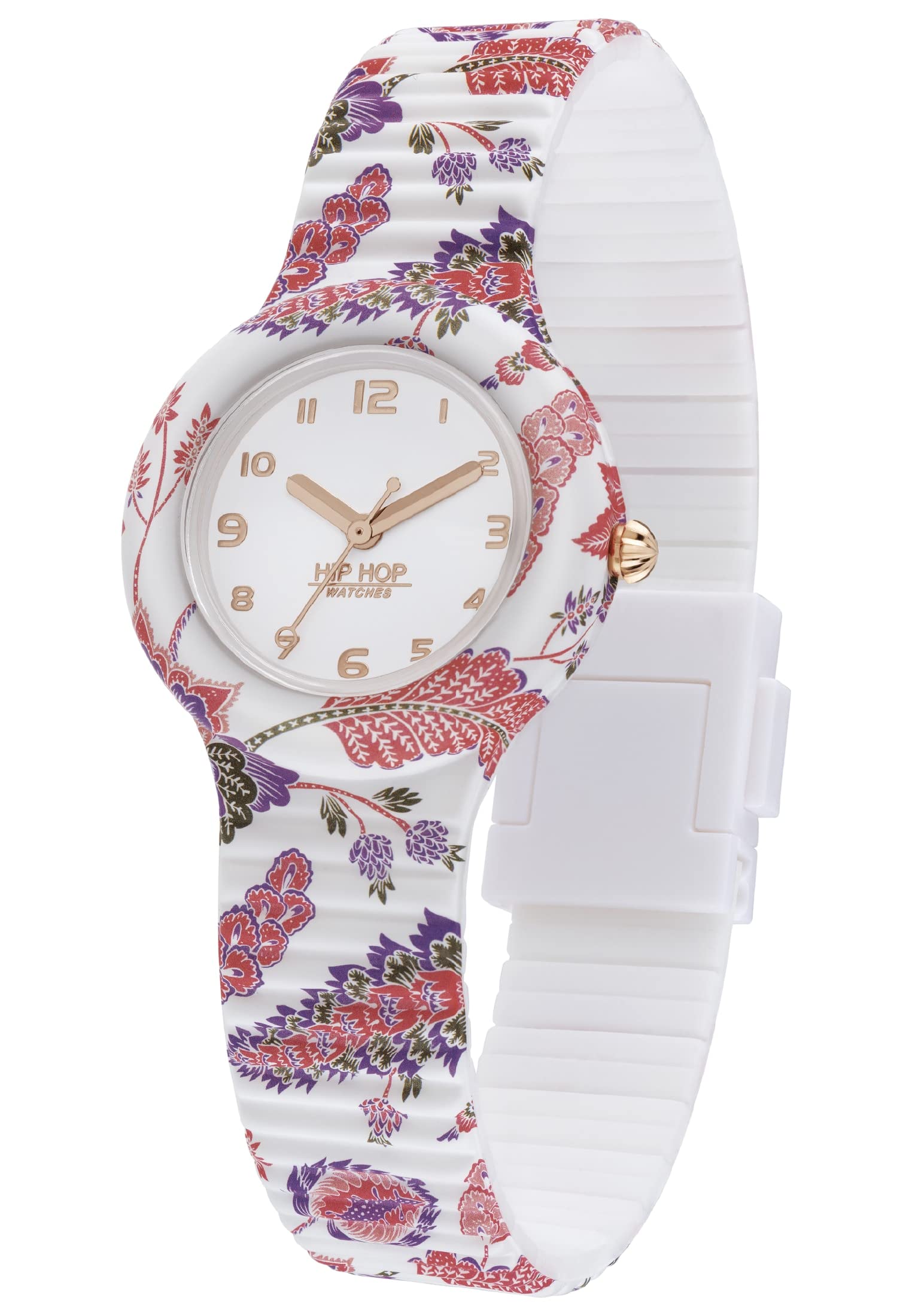Hip Hop Lace HWU1086 orologio donna silicone multicolore