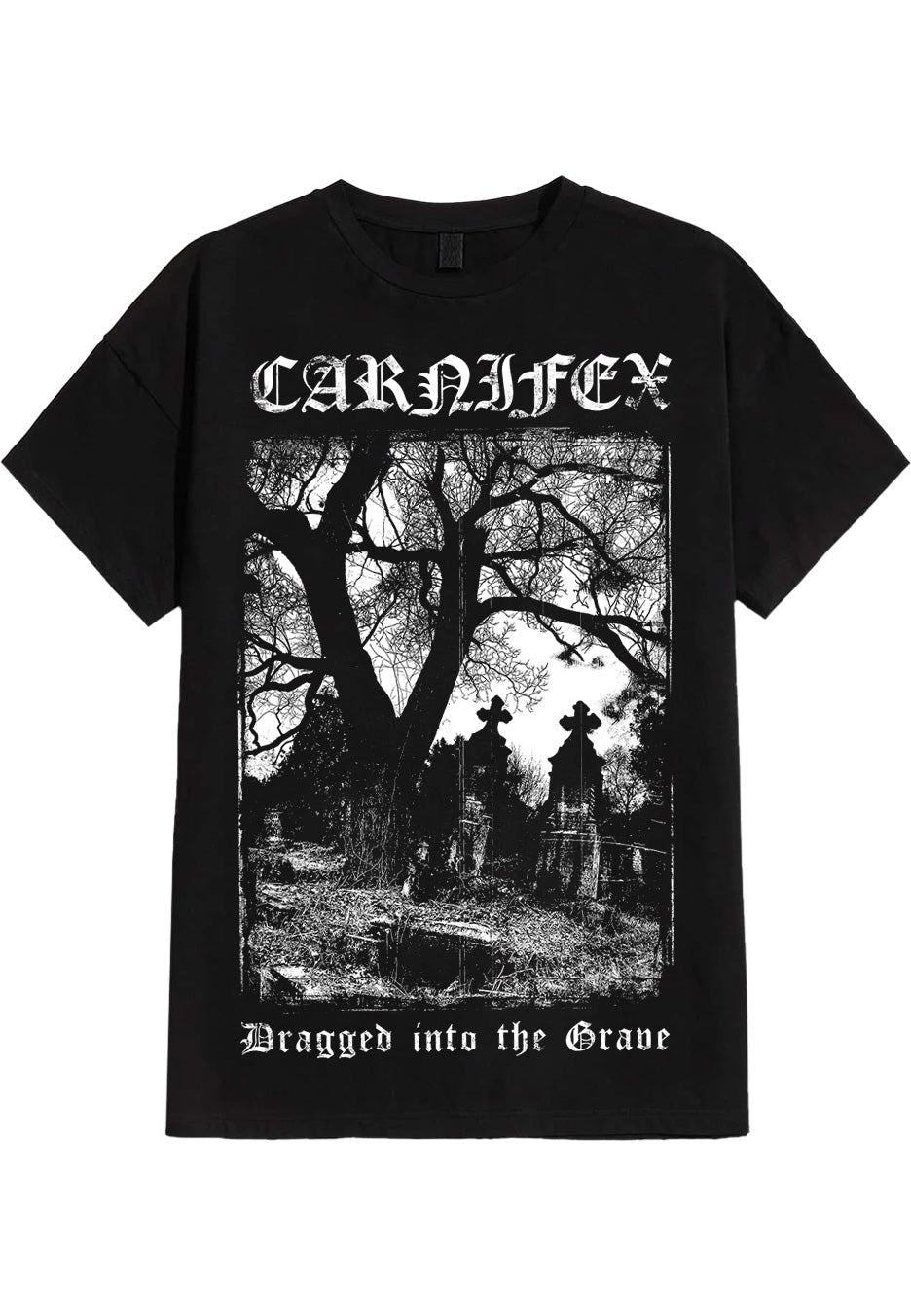 Carnifex Dragged Into The Grave T-shirt nera manica corta