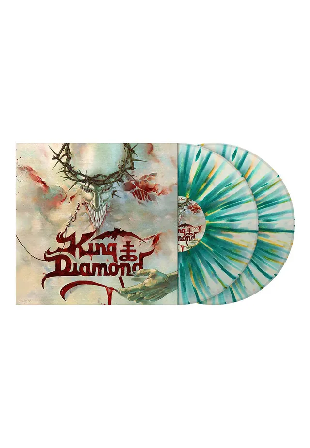 King Diamond House Of God 2 LP vinile bianco splatter heavy metal