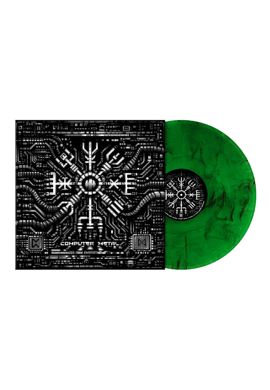 Master Boot Record Computer Metal LP vinile green smoke limitato