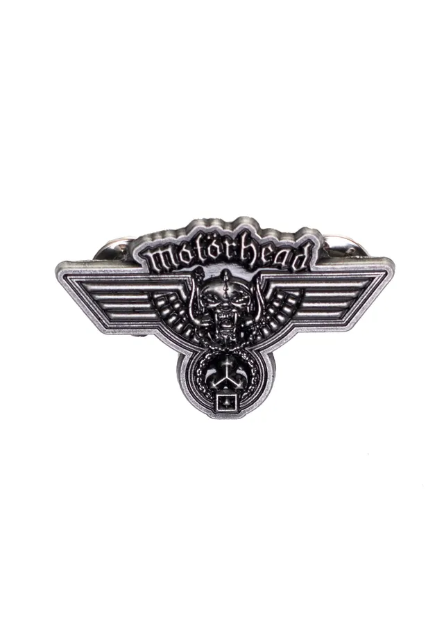 Motörhead Hammered pin spilla nera hard rock