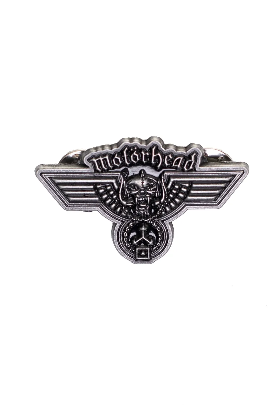 Motörhead Hammered pin spilla nera hard rock