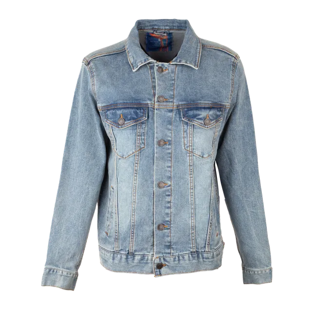 Tool Torch giacca denim cotone light denim