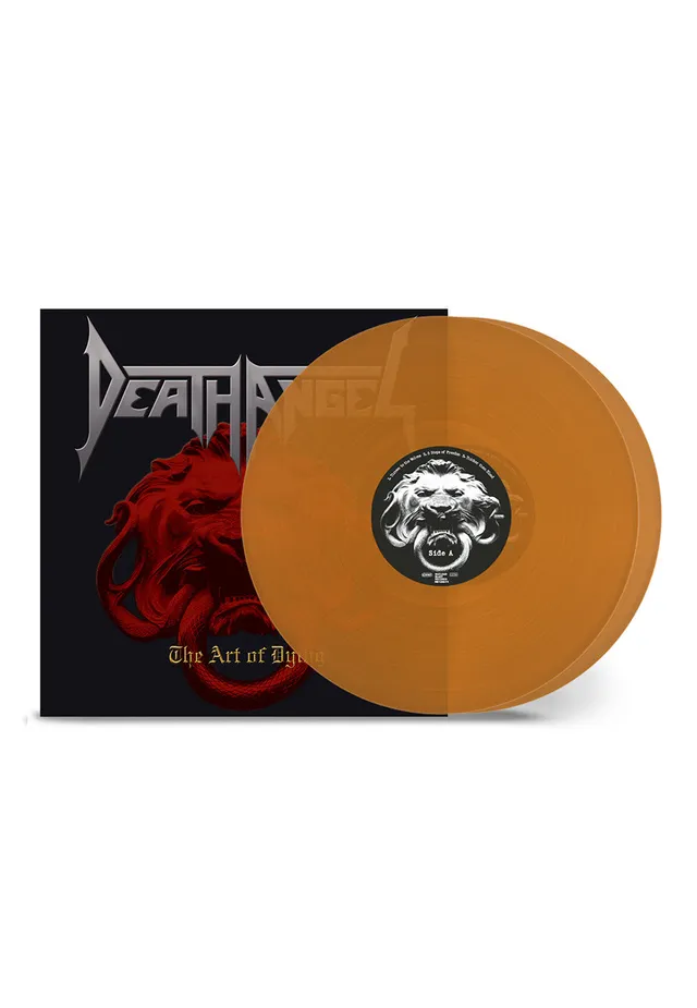 Death Angel Art Of Dying 2 LP giallo trasparente thrash