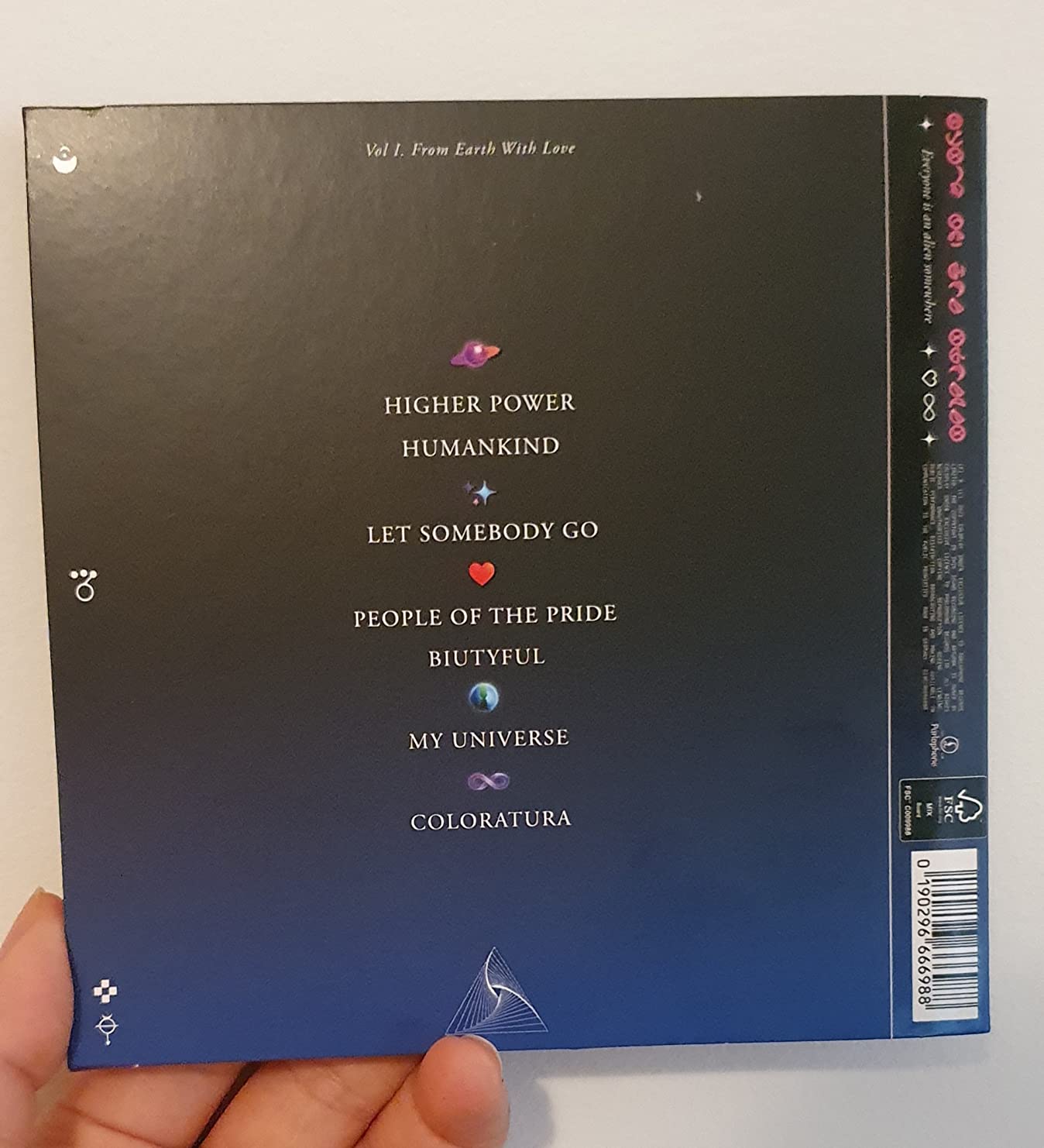 Coldplay Music of the Spheres CD album pop rock