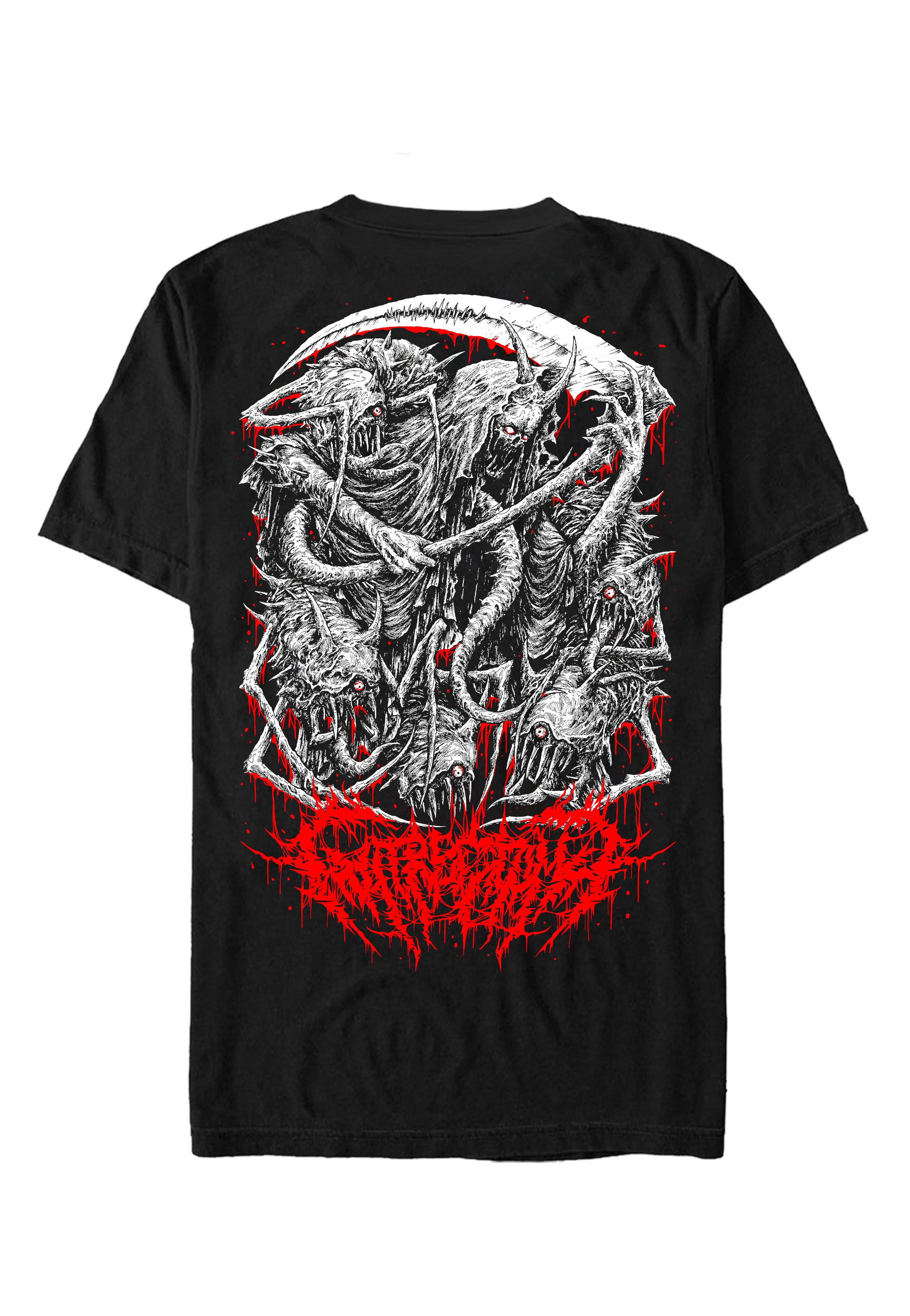 Gutrectomy Reaper maglietta nera manica corta jersey