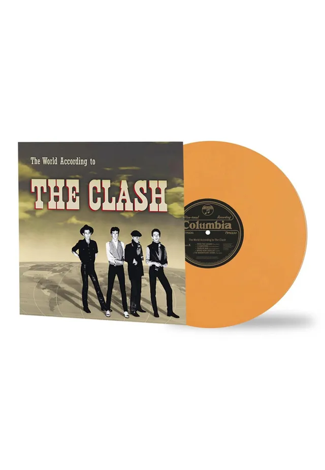 The Clash World According To The Clash vinile LP arancione