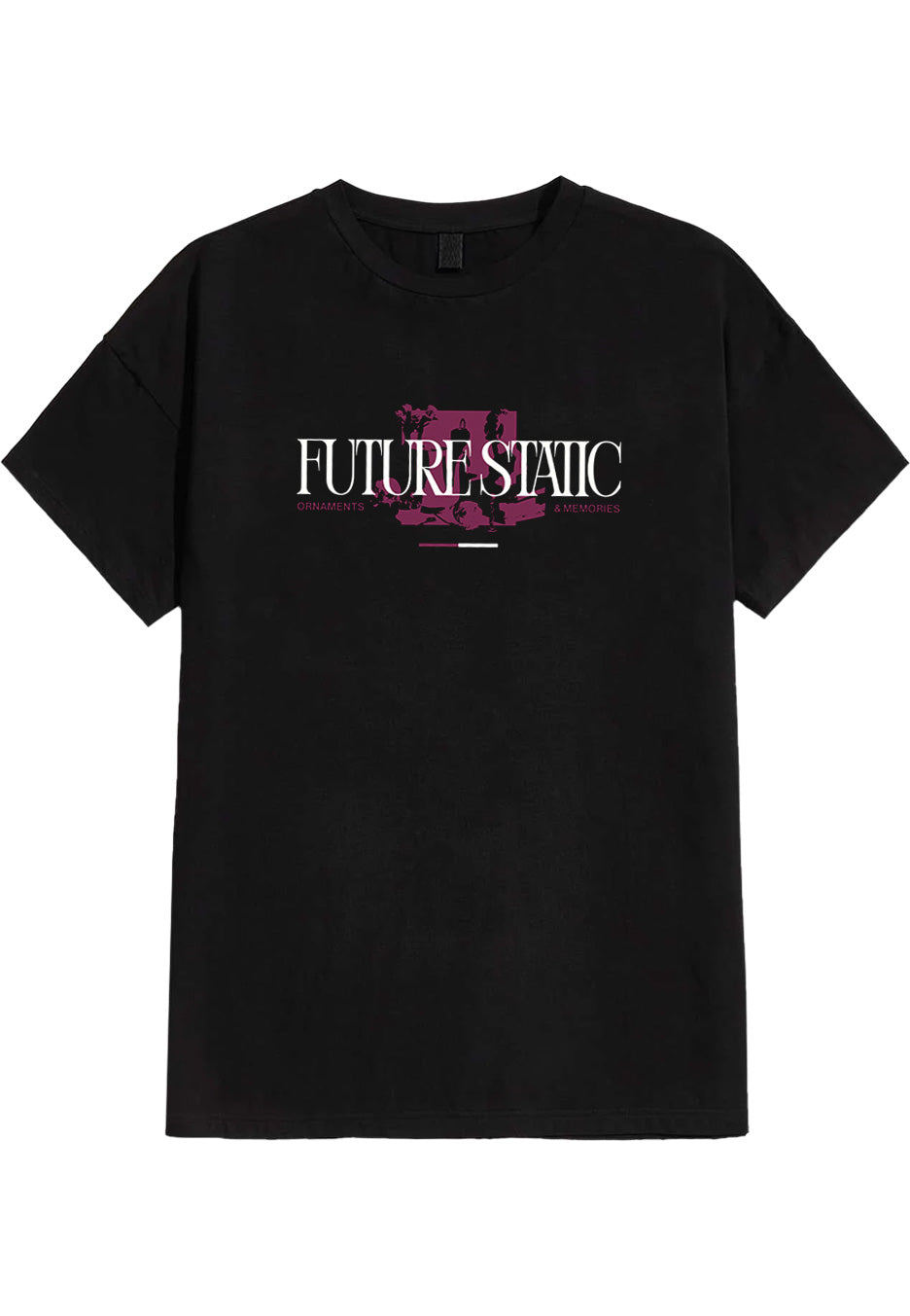 Future Static Ornaments maglietta nera manica corta