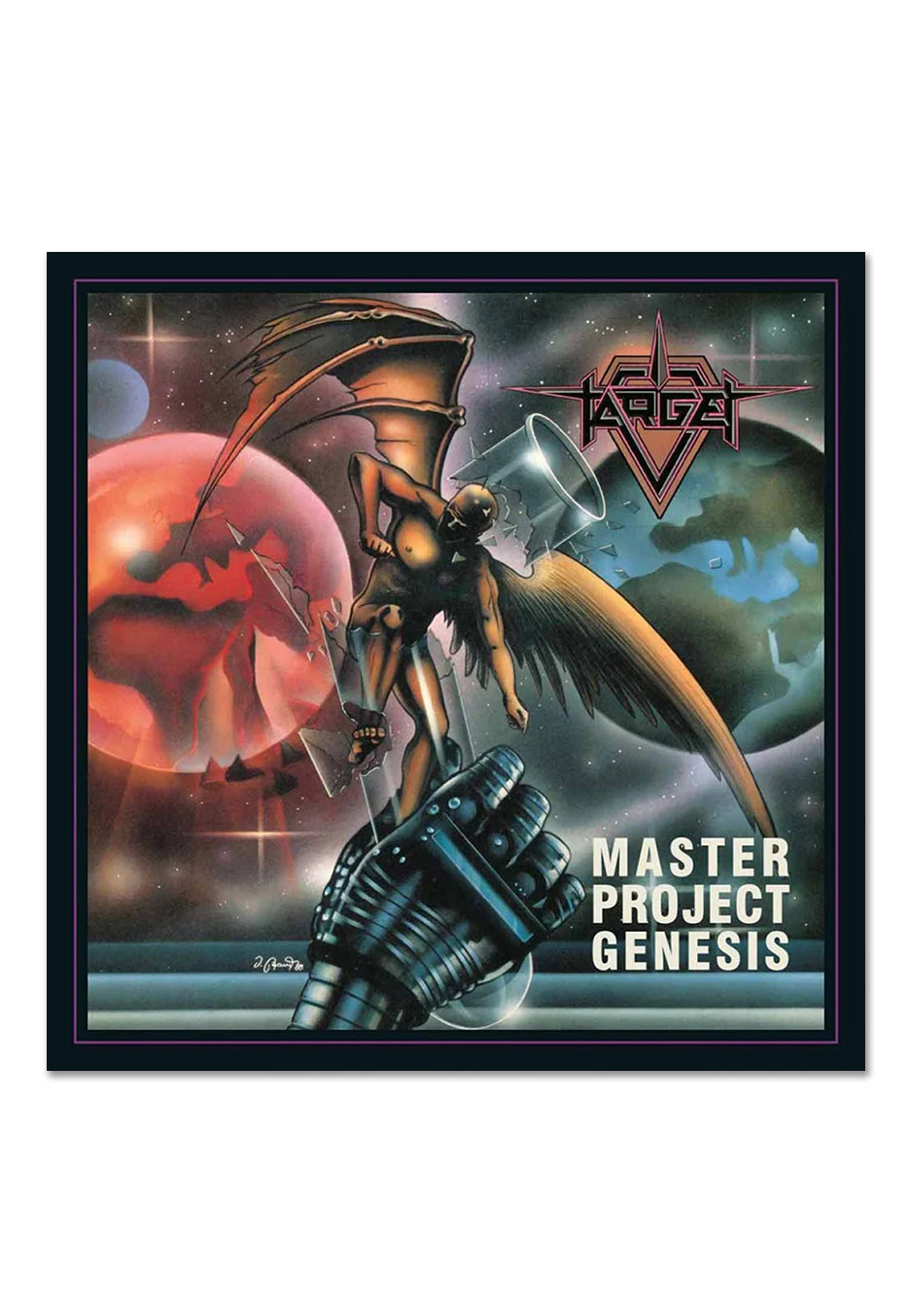 Target Master Project Genesis vinile splatter thrash metal LP