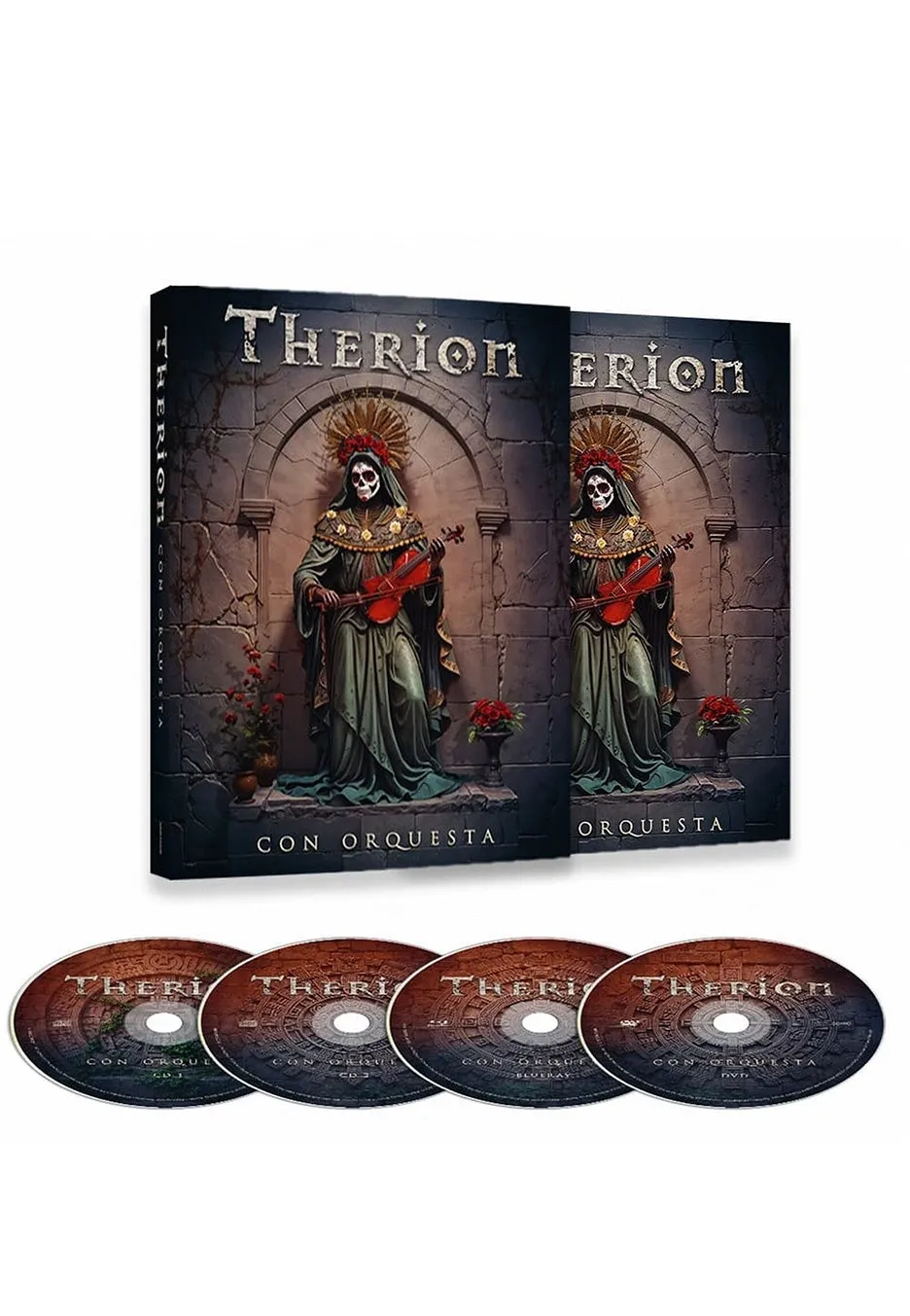 Therion Con Orquesta Digipak 2 CD + DVD + Blu-ray