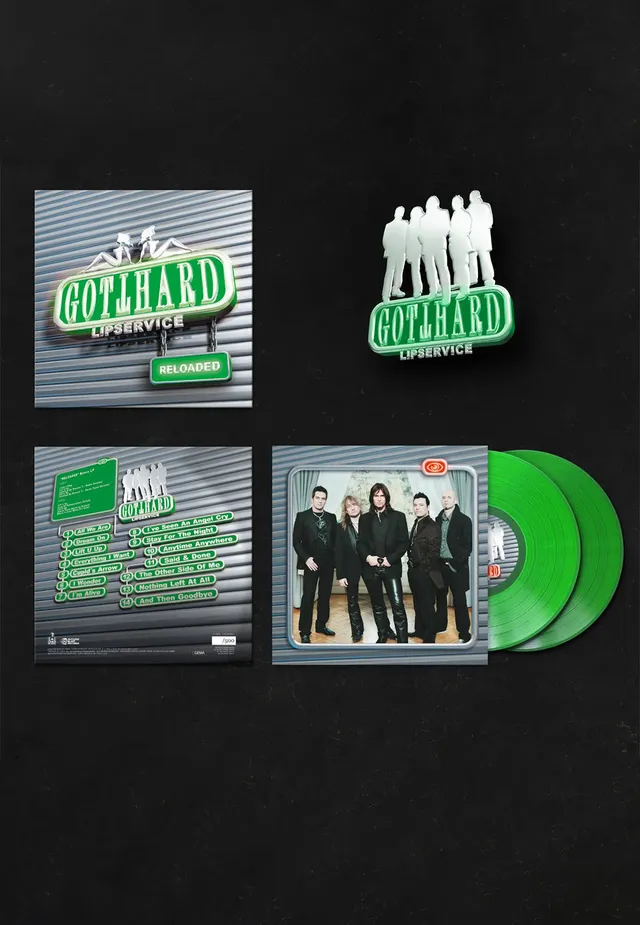 Gotthard Lipservice Reload vinile 2LP verde limitato