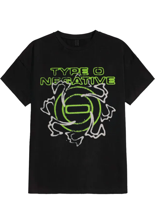 Type O Negative O Logo maglietta nera uomo gothic metal