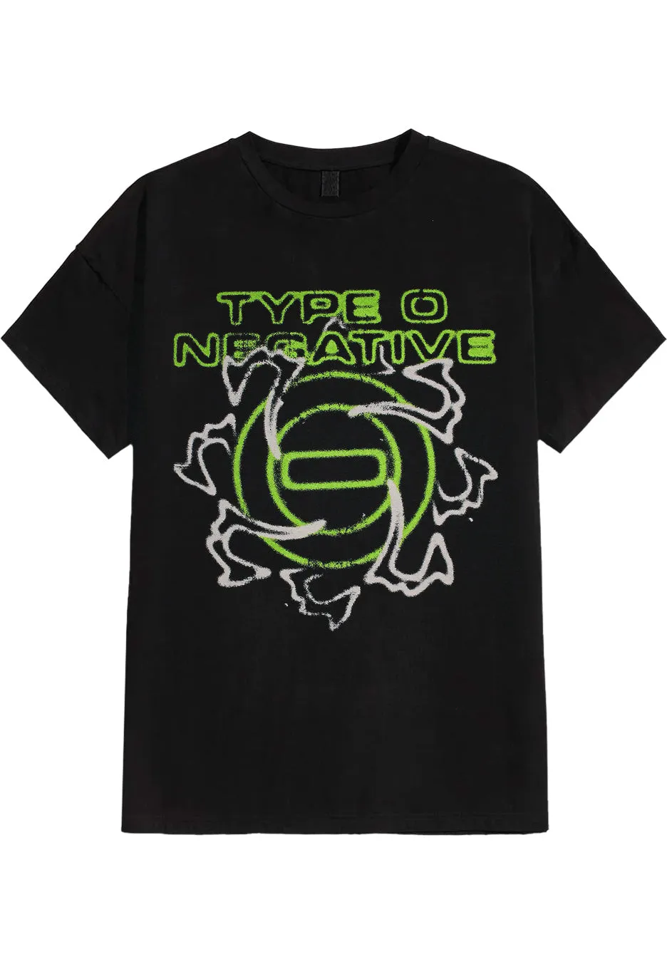 Type O Negative O Logo maglietta nera uomo gothic metal