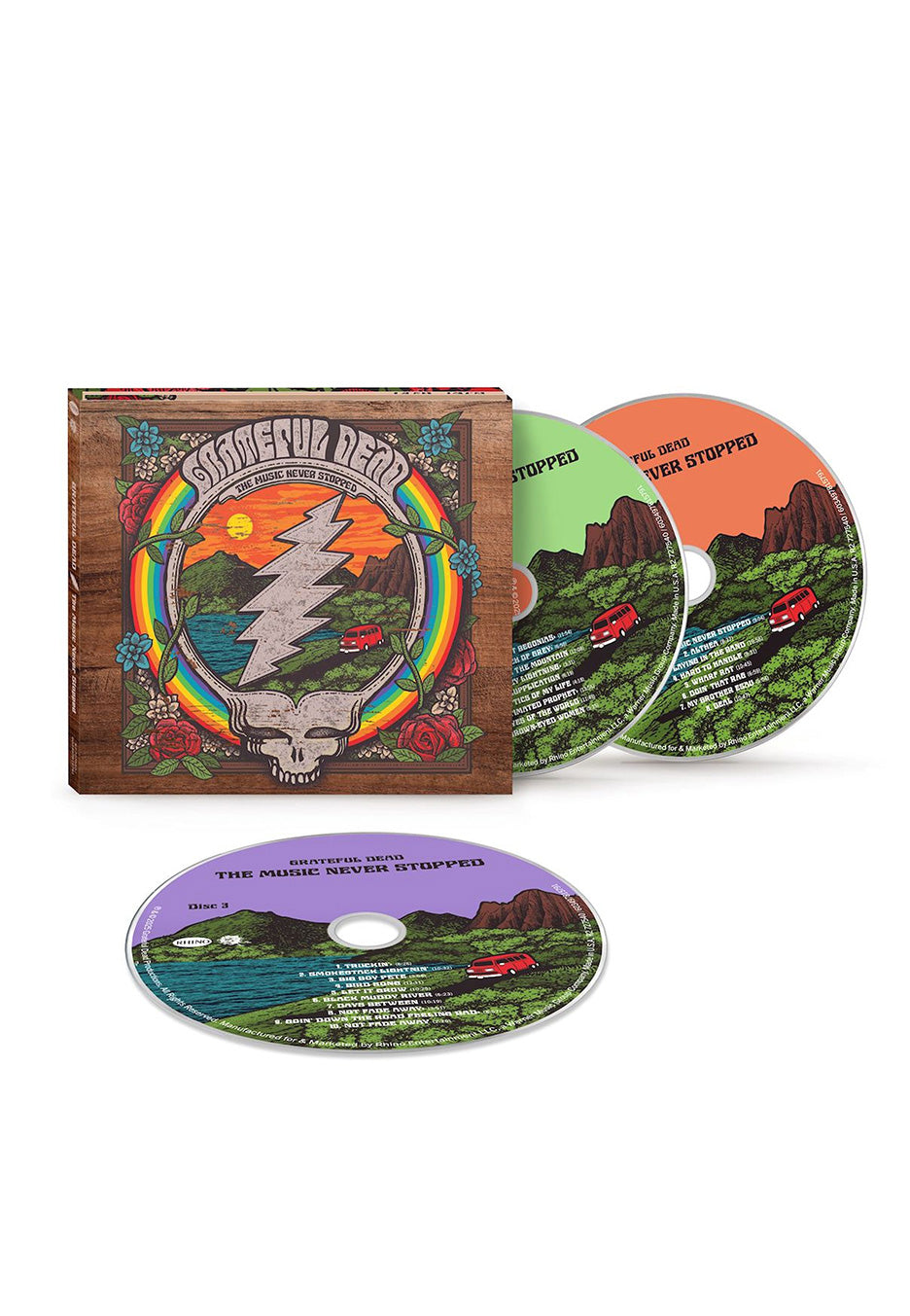 Grateful Dead Music Never Stopped 3 CD digipak