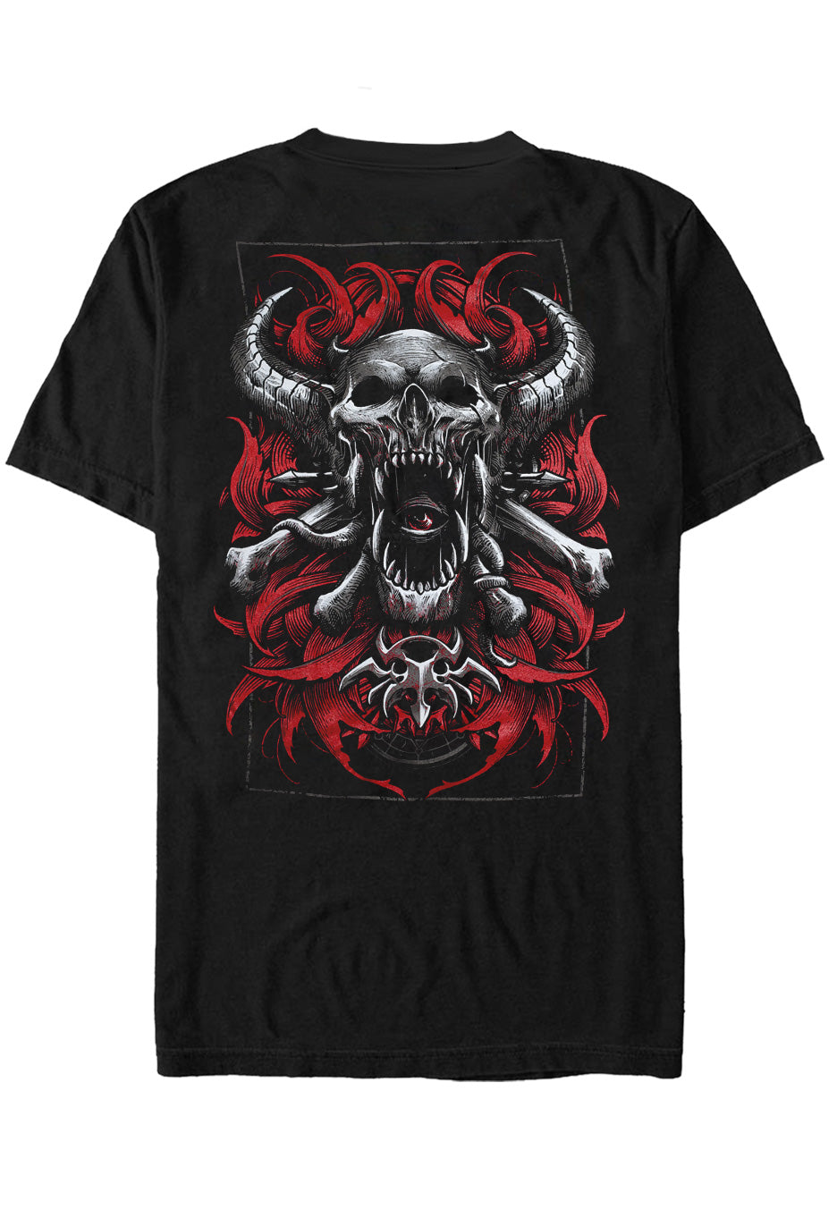 AngelMaker Red Banner T-shirt nera deathcore