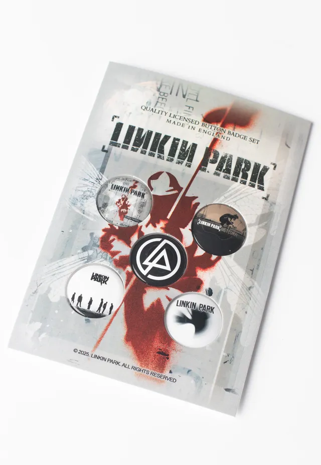 Linkin Park Hybrid Theory bottone spilla multicolore