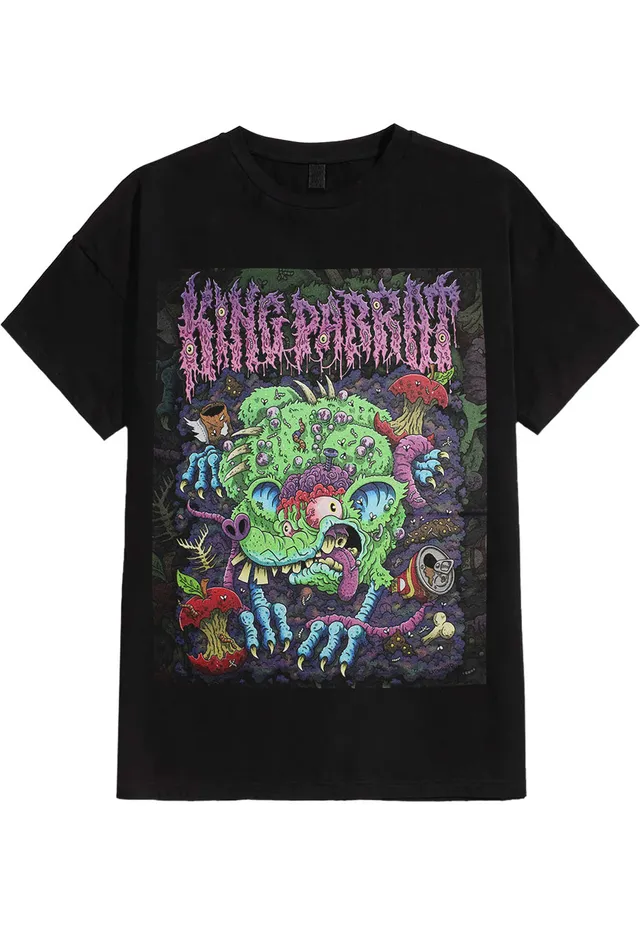 King Parrot EU Tour 2026 maglietta nera metal