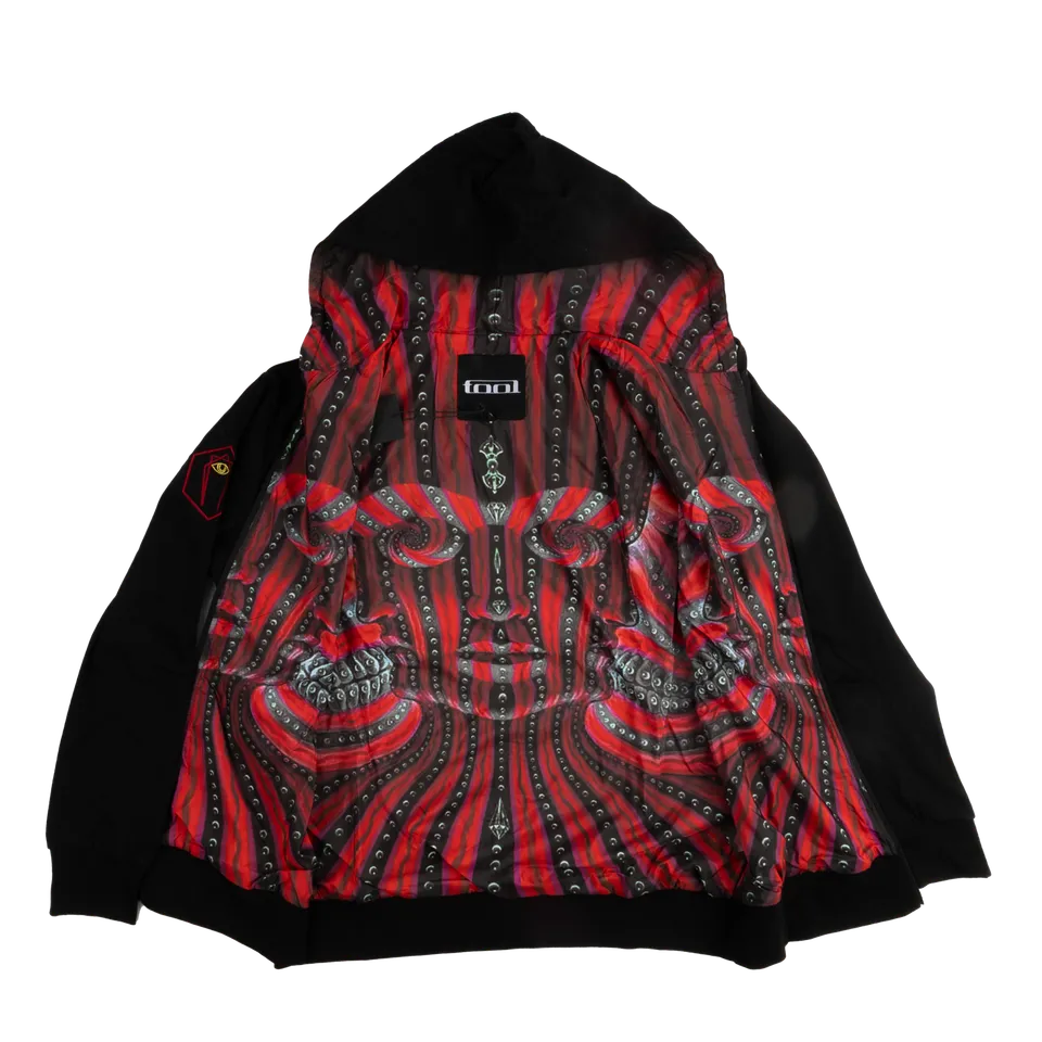 Tool Army 10,000 Days Felpa zip rossa taglia L