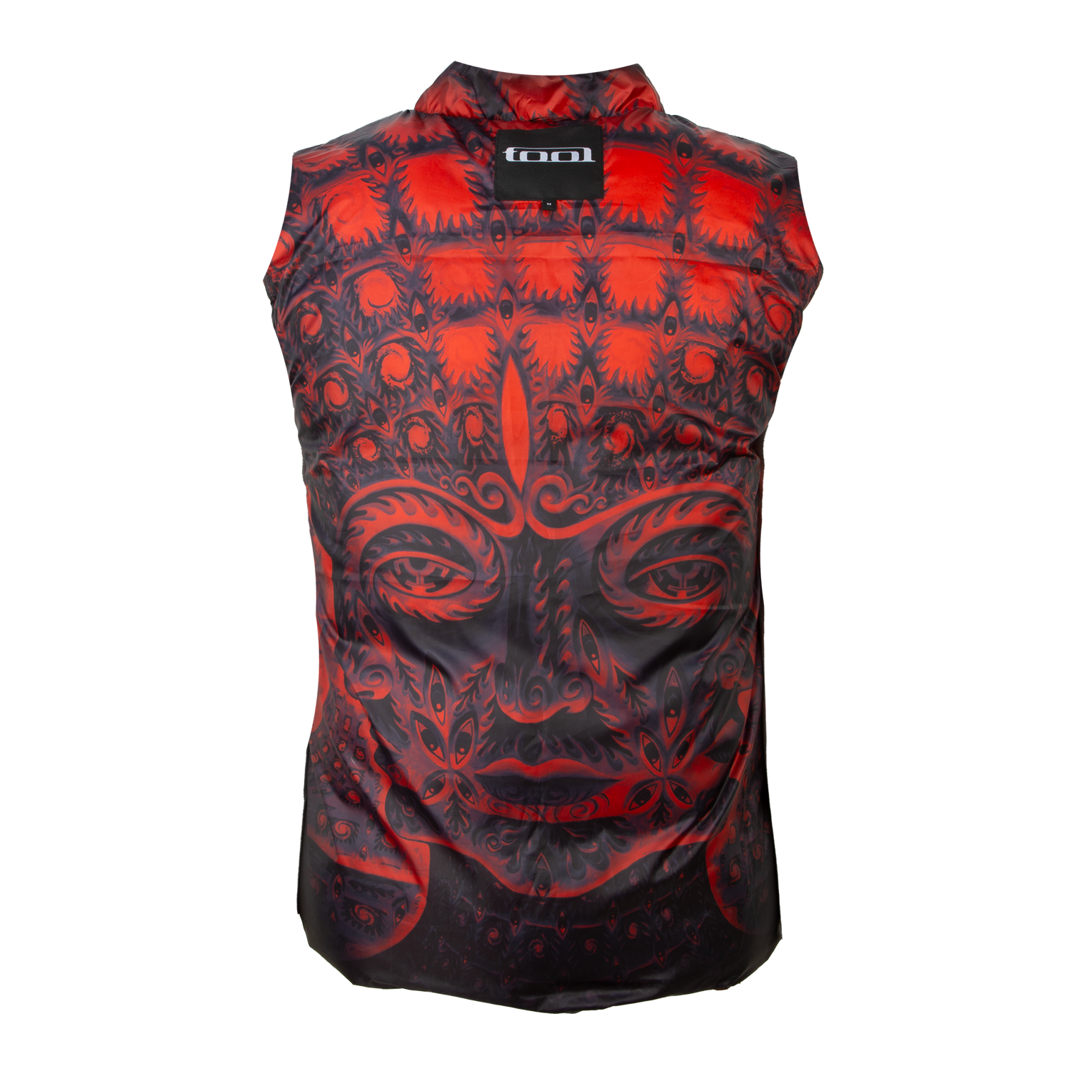 Tool 10,000 Days Gilet Smanicato Reversibile Rosso