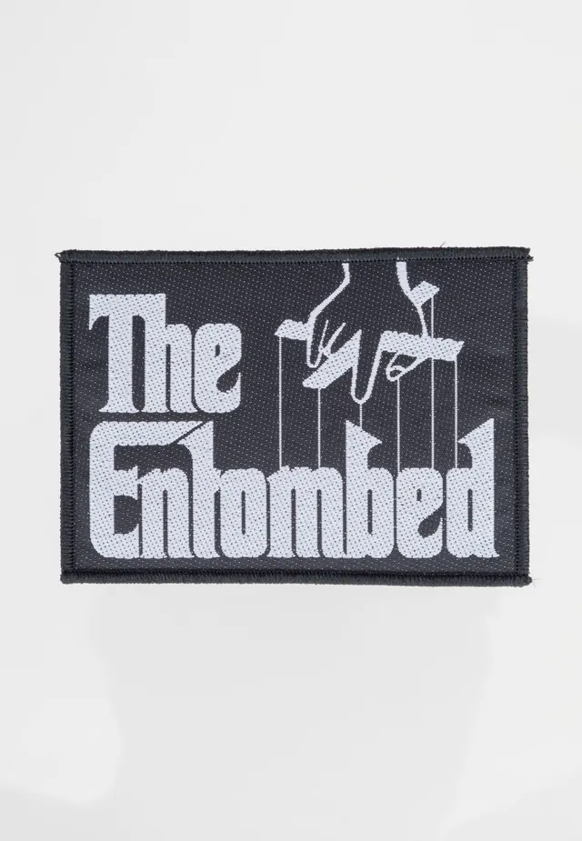 Entombed Godfather Logo patch toppa nera taglia unica