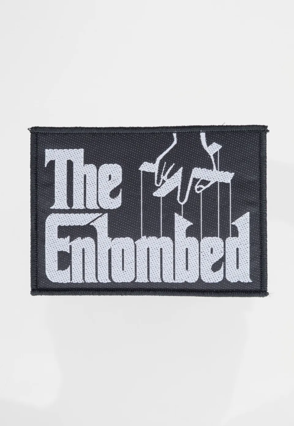 Entombed Godfather Logo patch toppa nera taglia unica