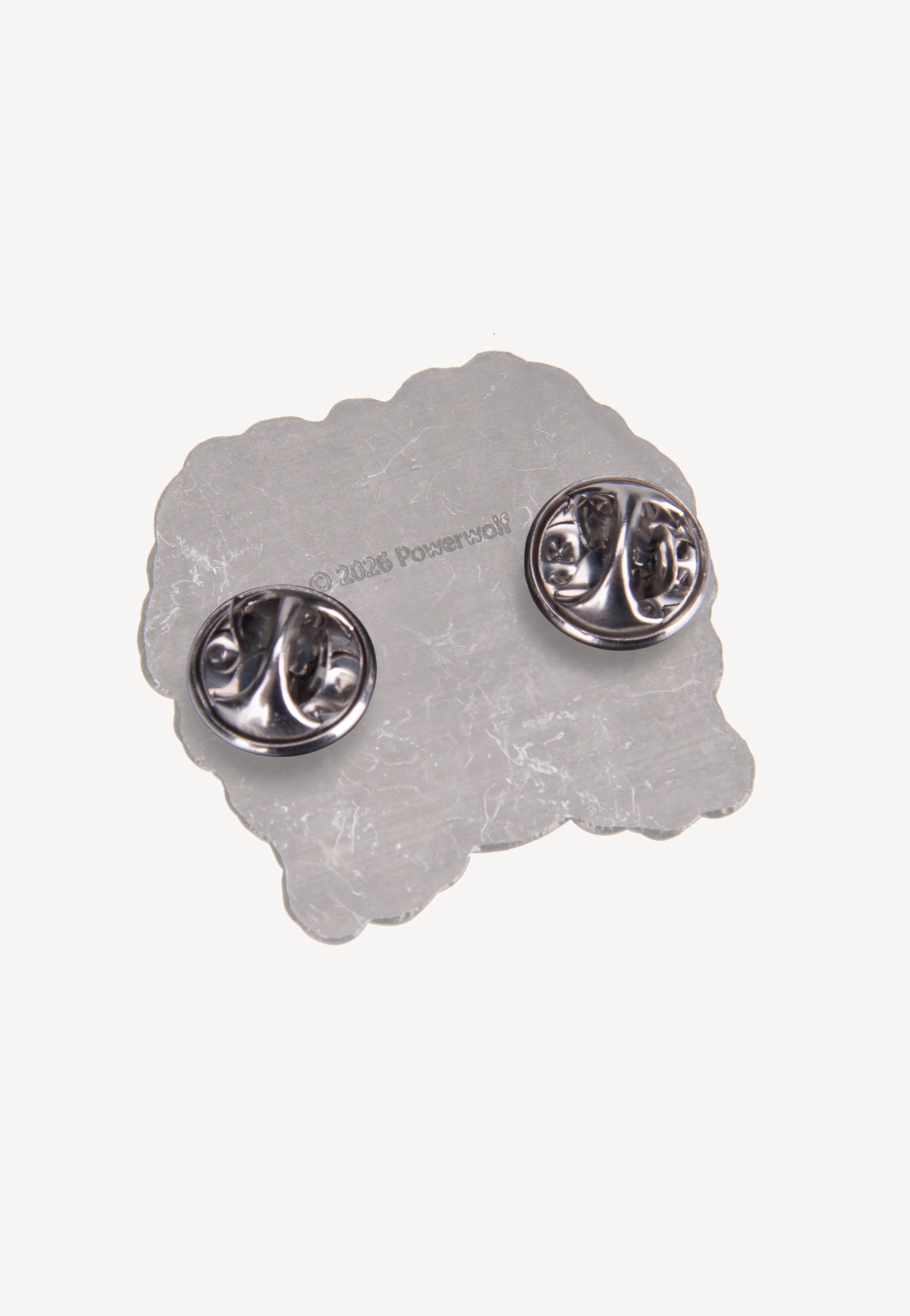 Powerwolf Crest Pin spilla in metallo grigia