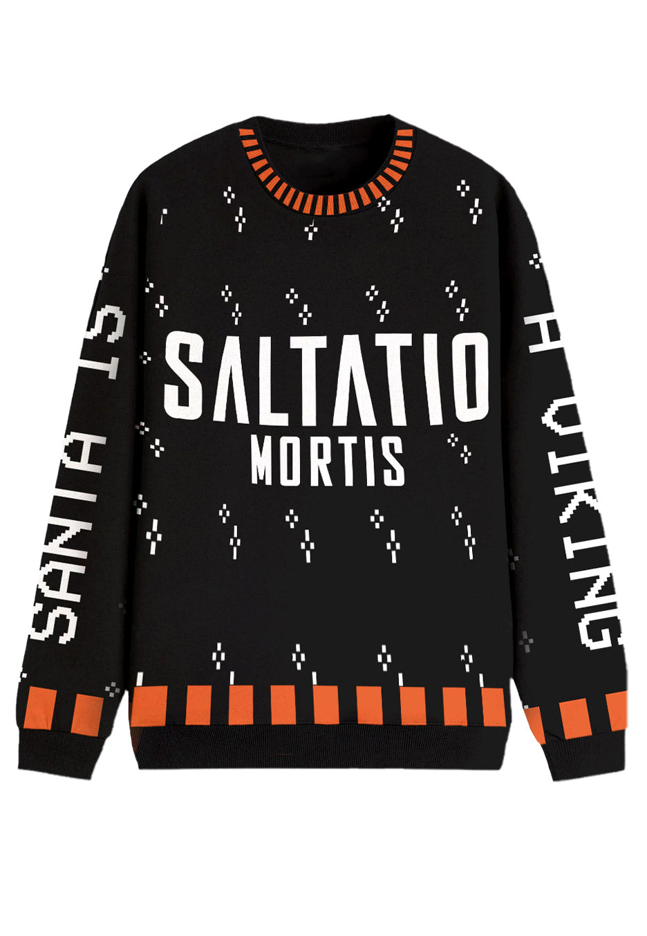 Saltatio Mortis God Jul Pullover Nero Maglione S-3XL
