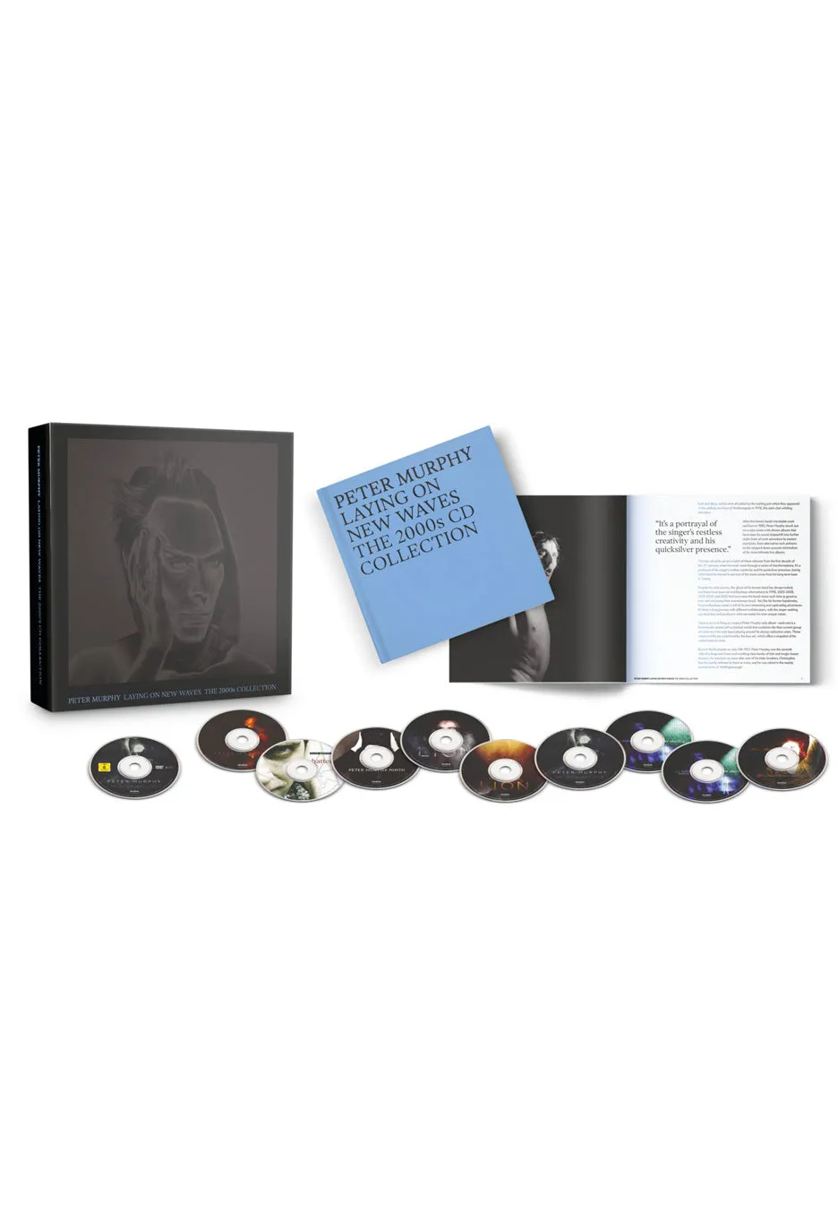 Peter Murphy Laying On New Waves Box 9 CD + DVD gothic