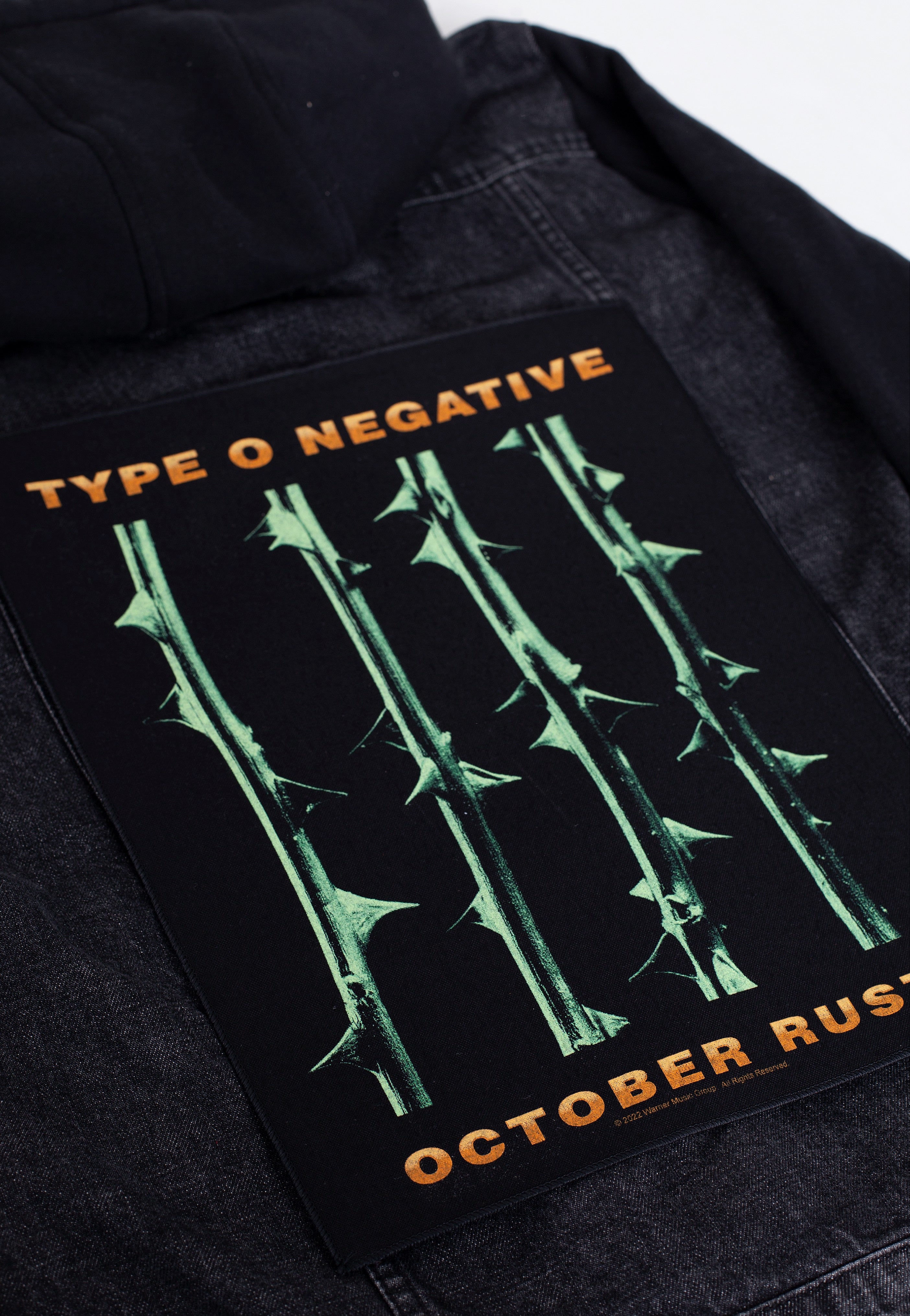 Type O Negative October Rust Backpatch Toppa 29x36cm