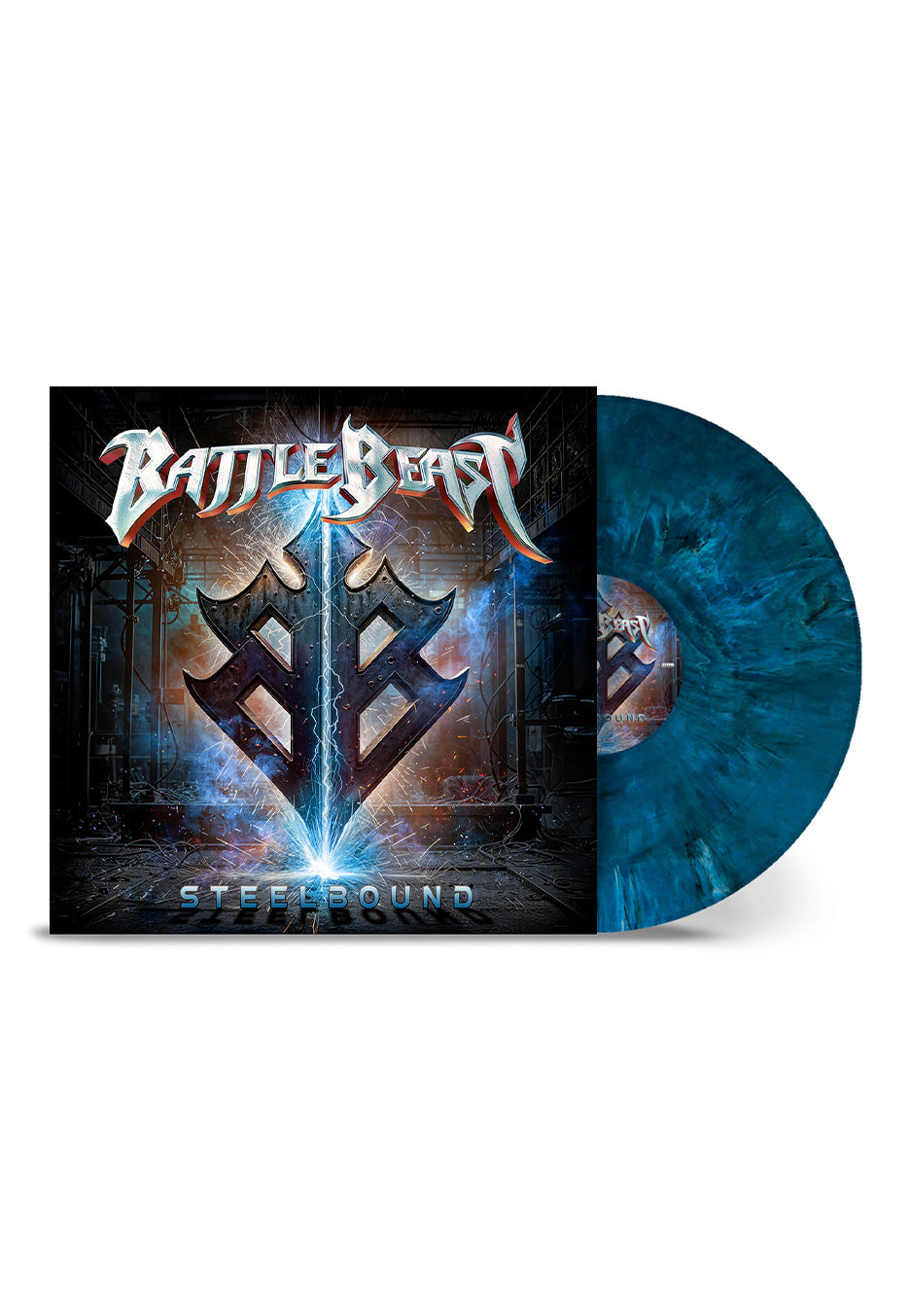 Battle Beast Steelbound Vinile LP Marbled Blu/Bianco/Verde/Nero