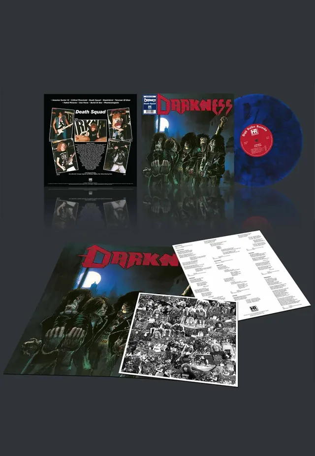 Darkness Death Squad vinile LP marmorato blu limitato