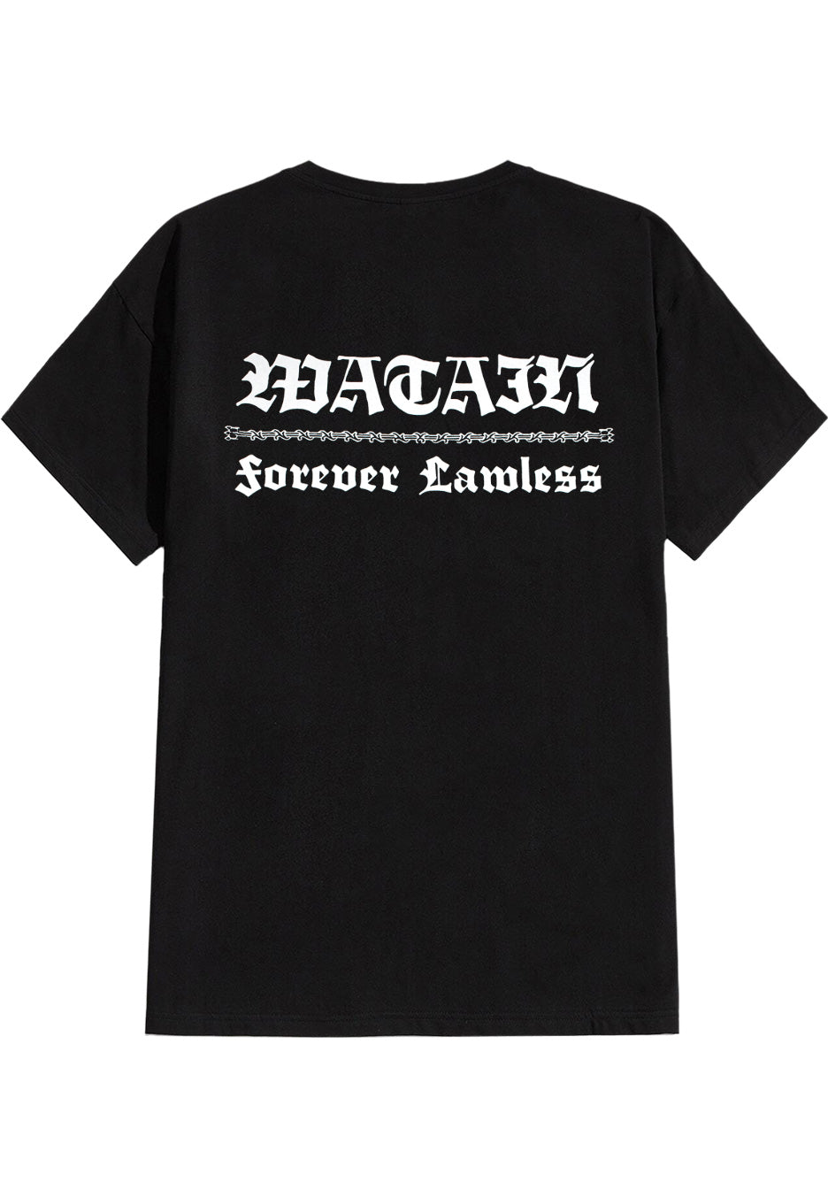 Watain Black Metal Militia maglietta nera manica corta
