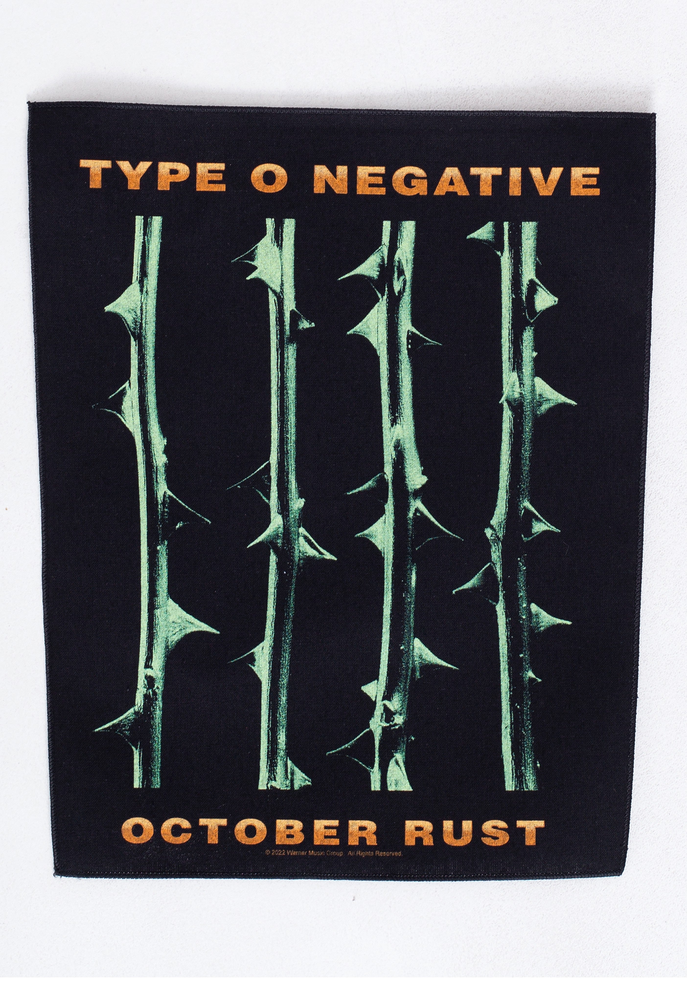 Type O Negative October Rust Backpatch Toppa 29x36cm