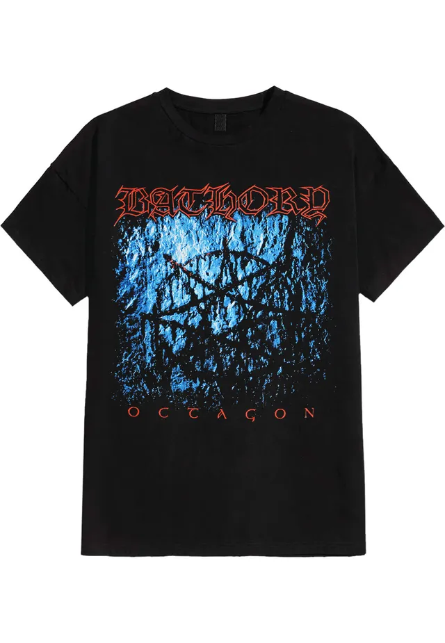 Bathory Octagon t-shirt nera uomo black metal