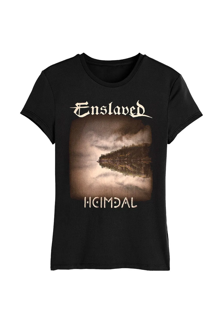 Enslaved Heimdal t-shirt donna nera taglia M black metal