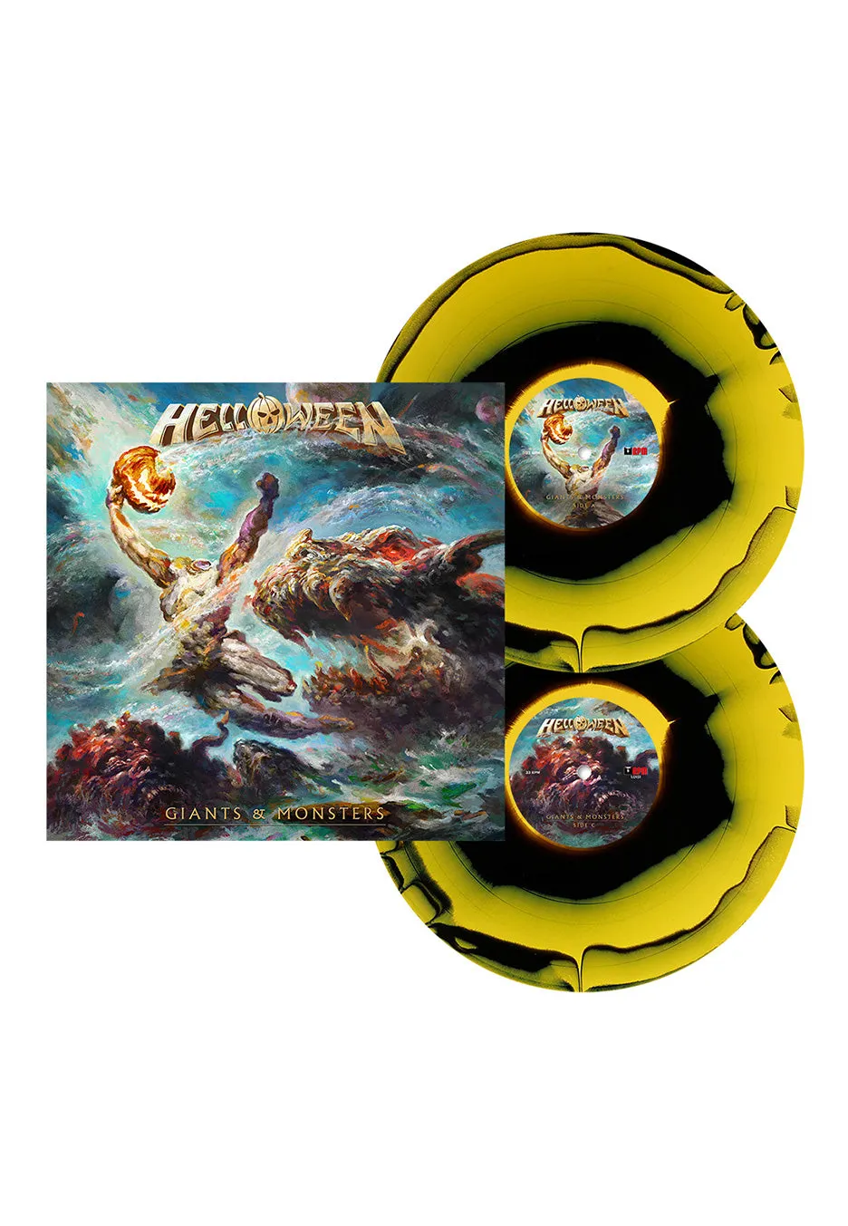 Helloween Giants & Monsters 2 Vinile colorato nero giallo