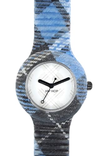Hip Hop Hero 32 HWU0379 orologio donna azzurro tartan