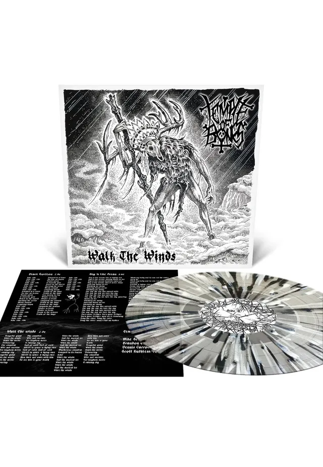 Temple Of Bones Walk The Winds vinile LP splatter limitato
