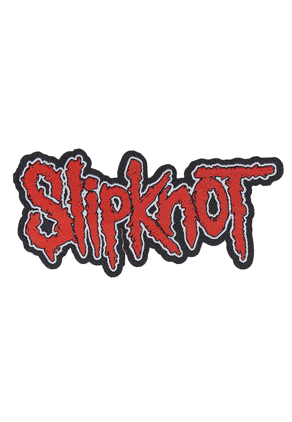 Slipknot Die Cut Logo patch toppa nera