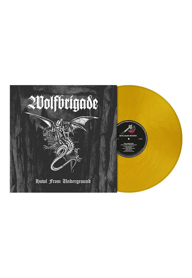 Wolfbrigade Howl From Underground LP vinile oro metallico