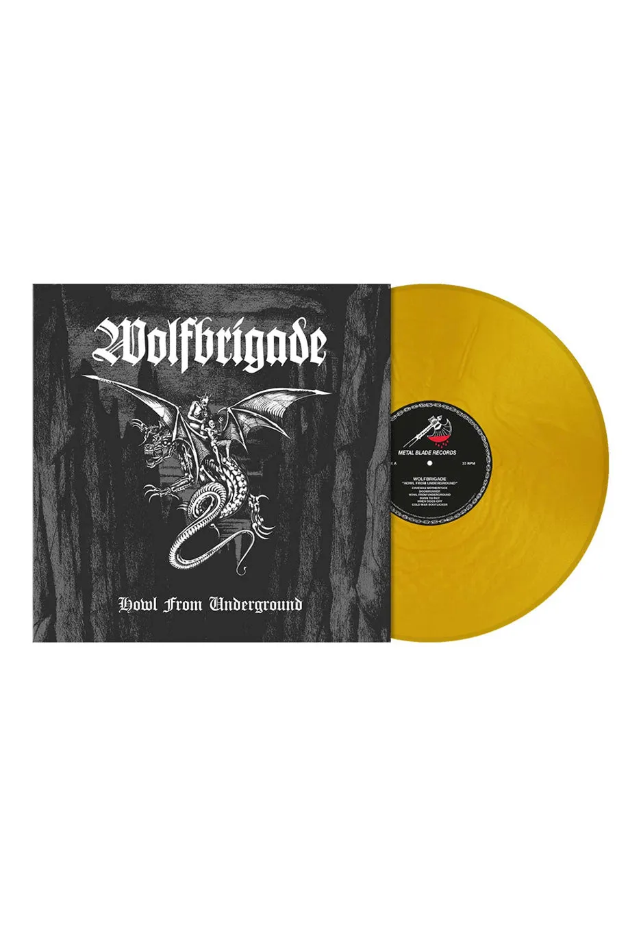 Wolfbrigade Howl From Underground LP vinile oro metallico