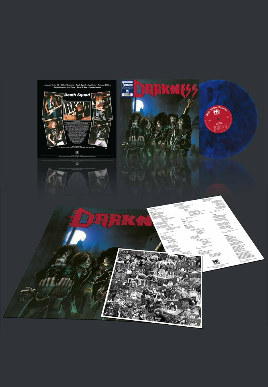 Darkness Death Squad vinile LP marmorato blu limitato